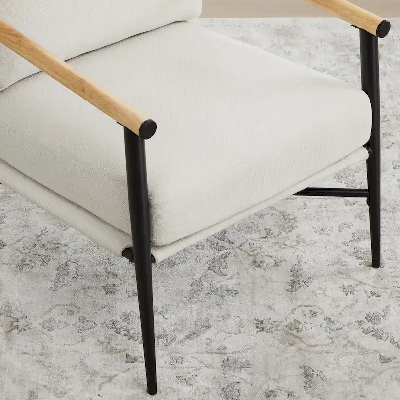 Mid Century Modern Upholstered Accent Chair