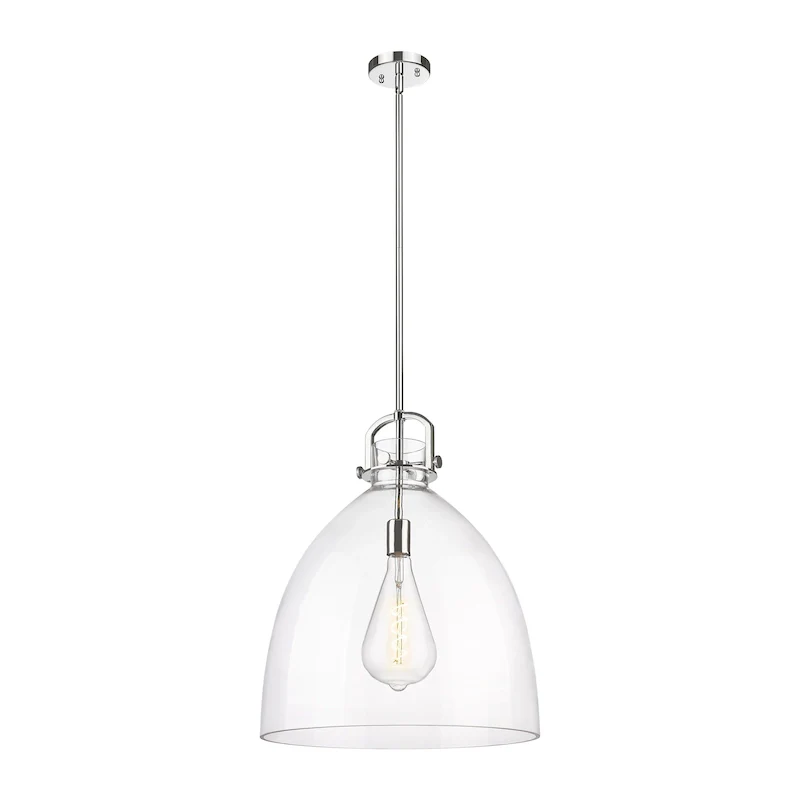 Innovations Lighting Newton Bell - 1 Light 18  Stem Hung Pendant