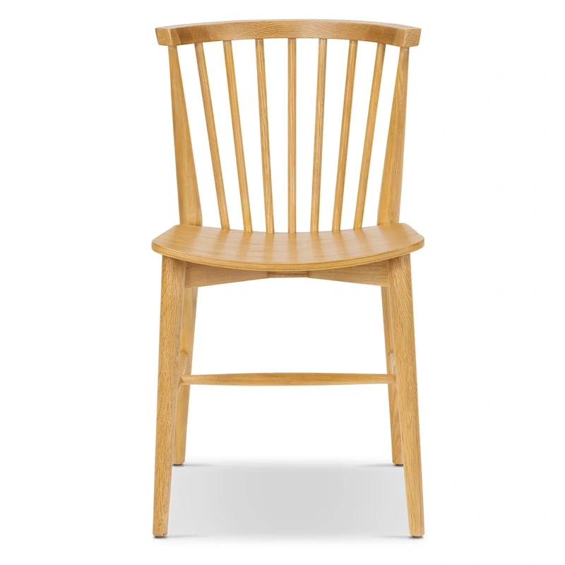 Poly & Bark Ligna Dining Chair - Spindled Bark with Solid Wood Frame