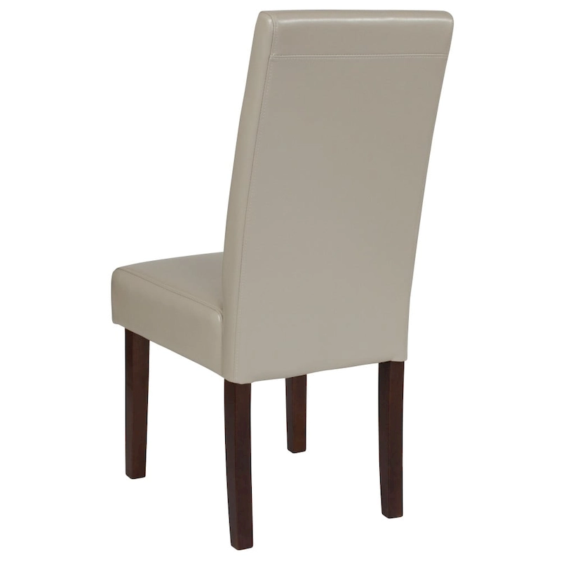 Tufted Parsons Chair with Side Panel Detail
