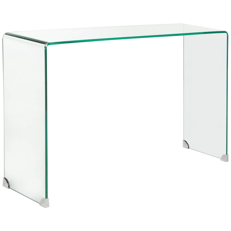SAFAVIEH Jerri Clear Console Table - 43.3 x 13.8 x 29.5 - 43Wx14Dx30H