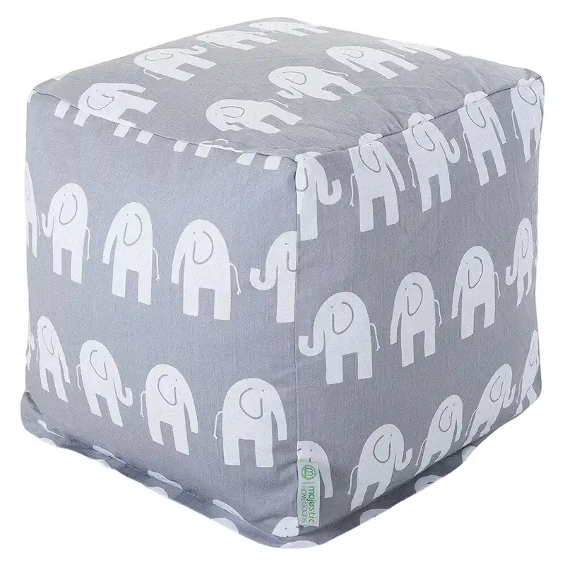 Indoor Square Ottoman Pouf Cube