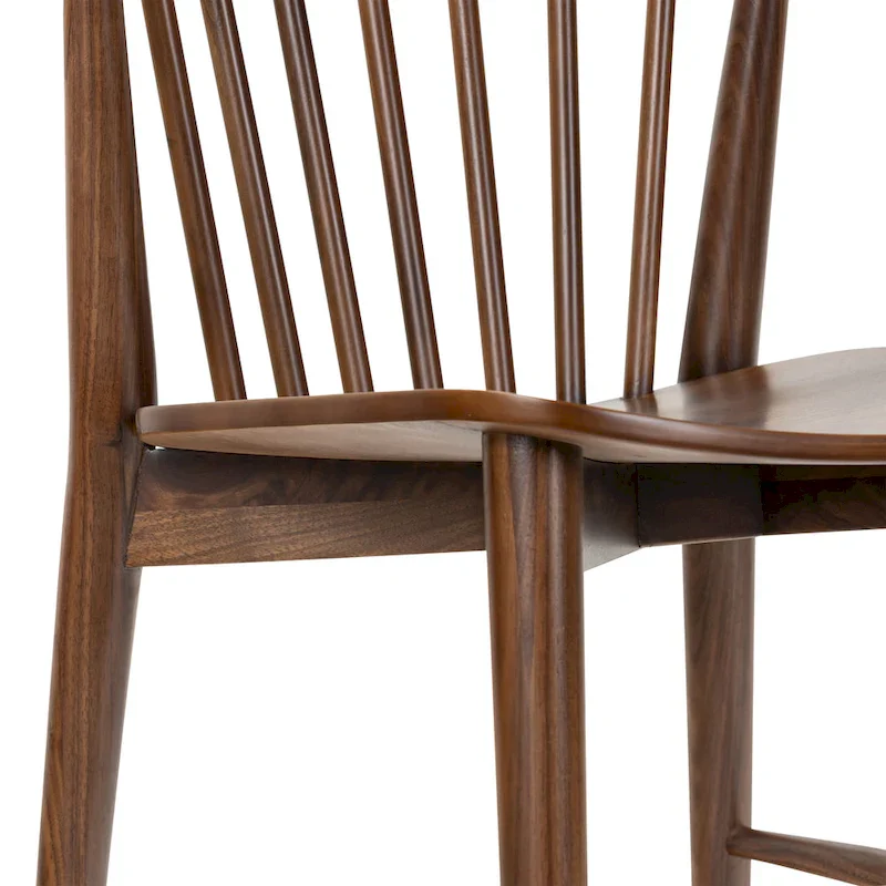 Poly & Bark Ligna Dining Chair - Spindled Bark with Solid Wood Frame