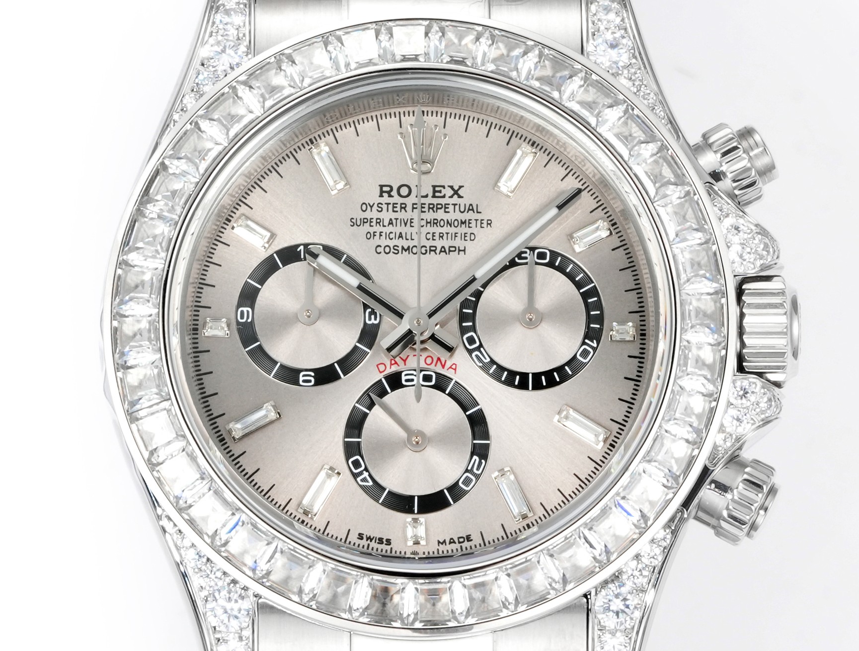 High quality Rolex Daytona replica diamond bezel and dial