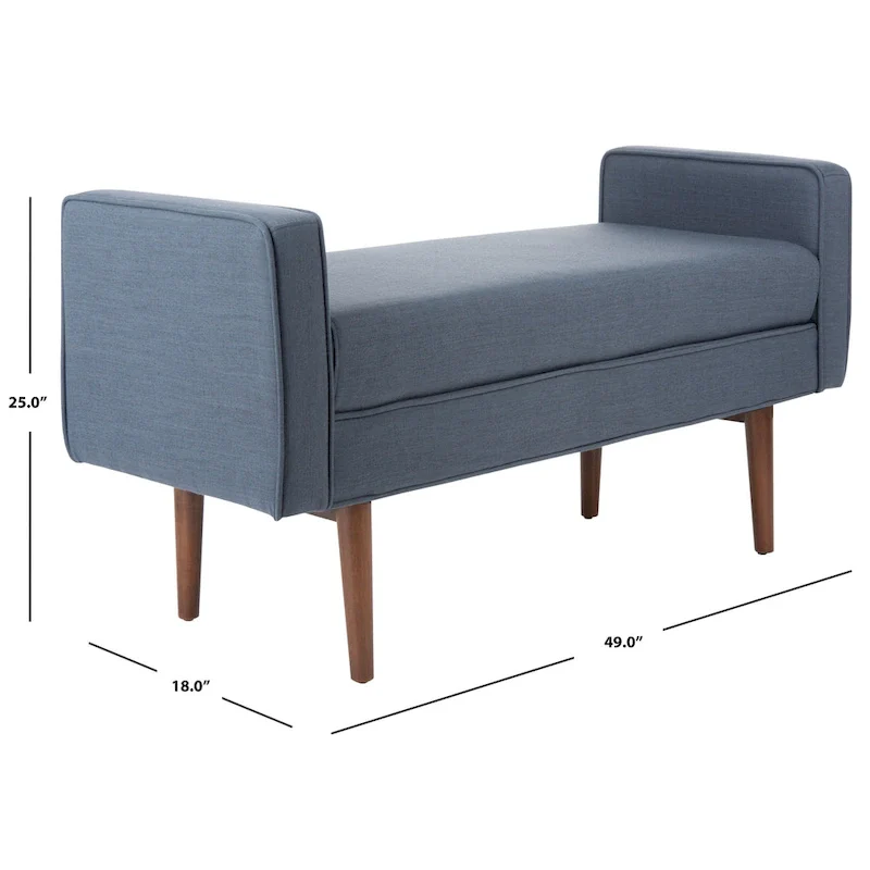 Rosalee Mid-Century Modern 25-inch Bench - 49W x 18D x 25H