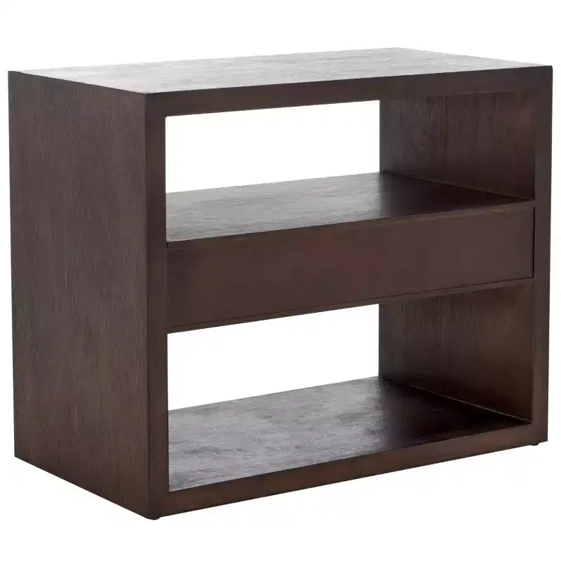 Munson 2 Shelf 1 Drawer Nightstand - NST6603 - Safavieh