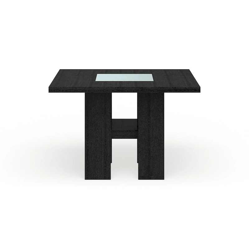 Strick & Bolton Lange 54-inch Square Light-up Counter Height Wood Dining Table