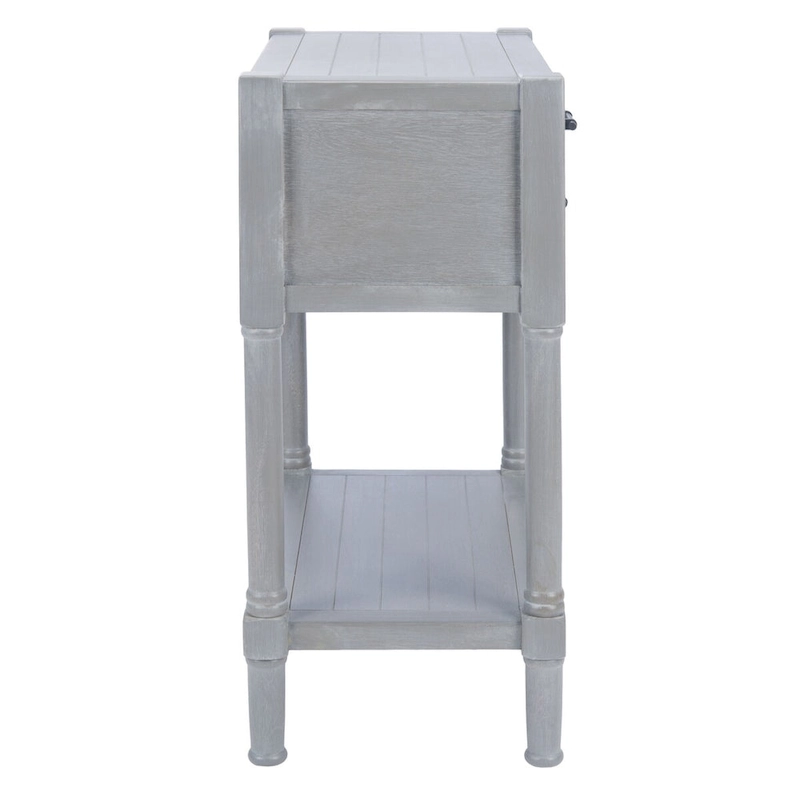 SAFAVIEH Philomene Distressed White 3-Drawer Console Table - 23.5 W x 13 L x 29.5 H - 24Wx13Dx30H