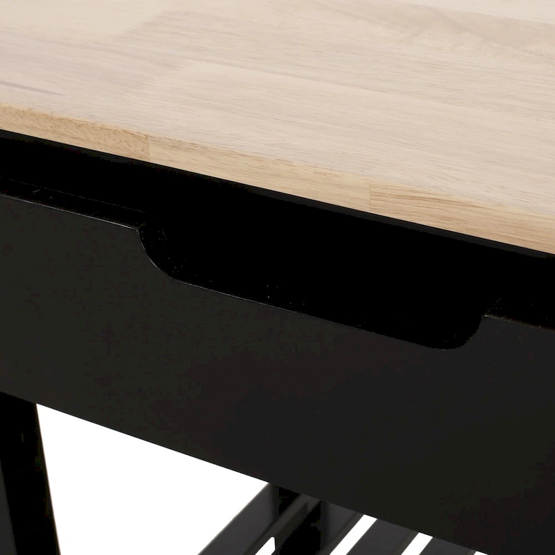 Dade Kitchen Cart with Wheels by Christopher Knight Home