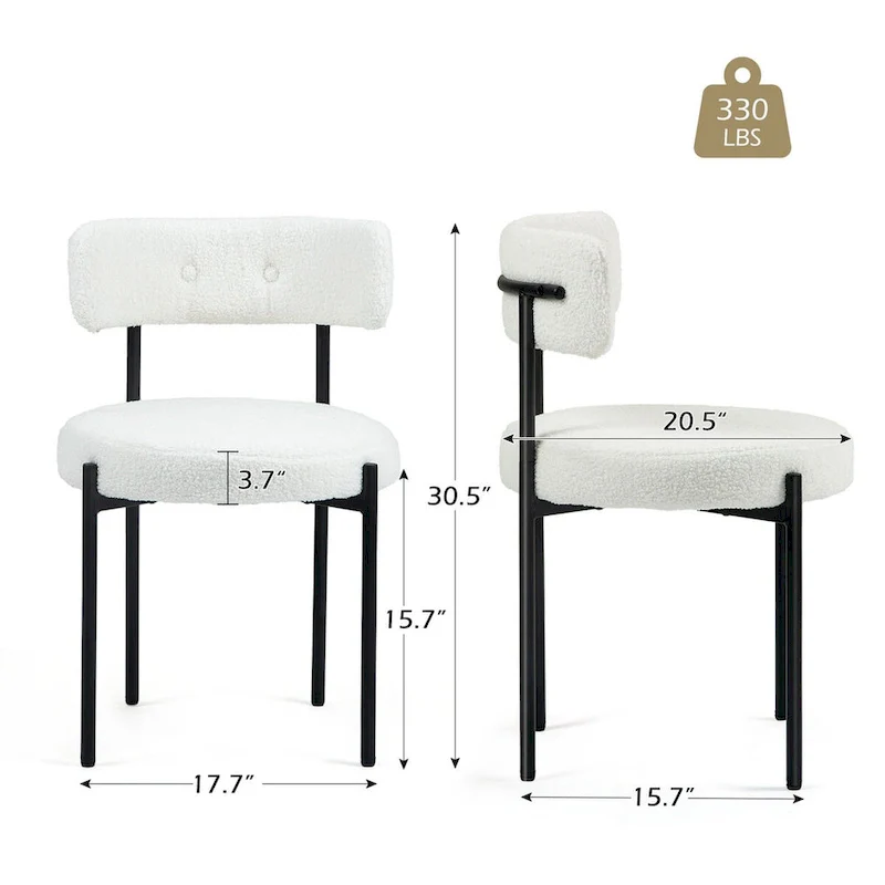 AVAWING Dining Chairs Mid-Century Modern Kitchen Chairs Set of 6