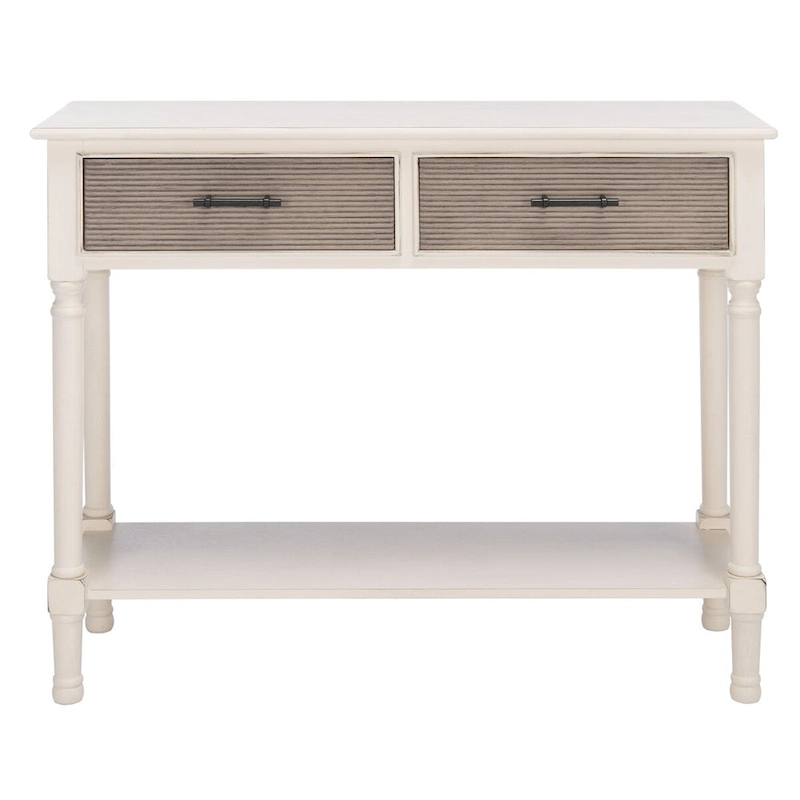 SAFAVIEH Sinda 2-Drawer Console Table - 35.5 W x 13 L x 29.5 H - 36Wx13Dx30H