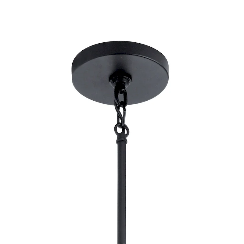 Kichler Armand 27 inch 4 Light Foyer Pendant in Black and Bronze Finish