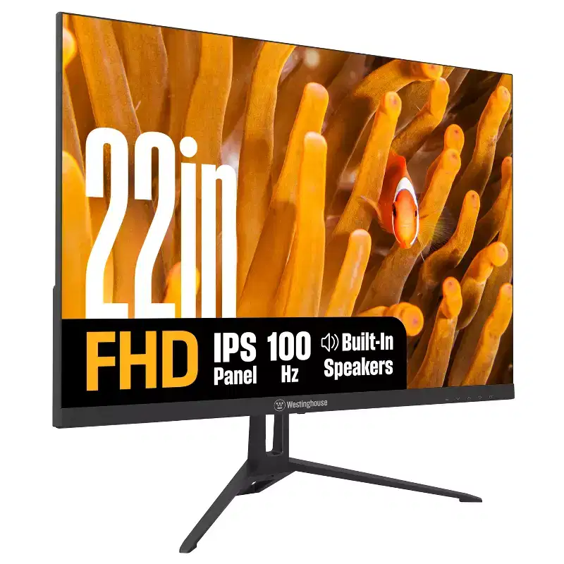 Westinghouse FHD IPS Monitor, Built-in Speakers, Gaming & Home Office