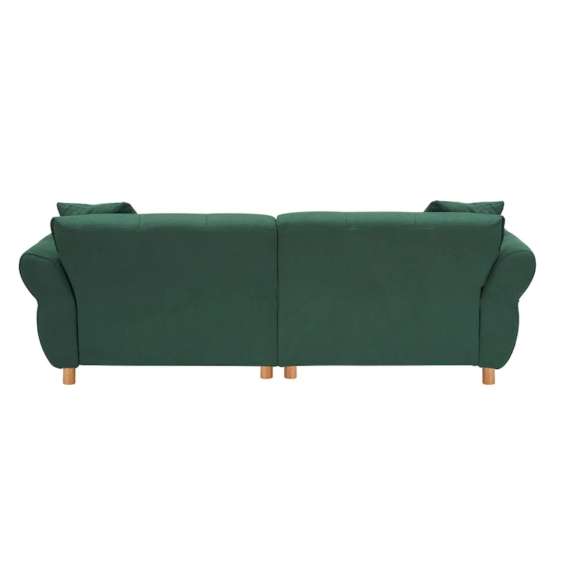 Teddy Upholstered 3-seater Sofa with Matching Pillows