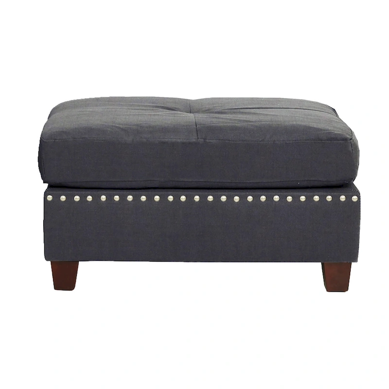 Bobkona Chaise Upholstered 3-piece Reversible Sectional Sofa Set