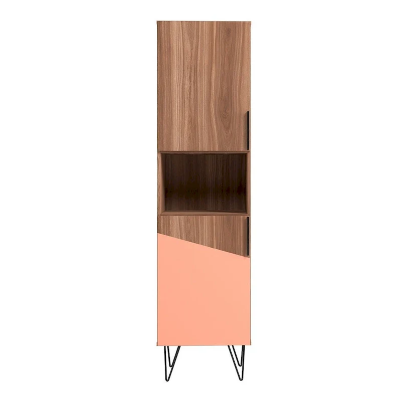 Beekman 17.51 Narrow Bookcase Cabinet with 5 Shelves