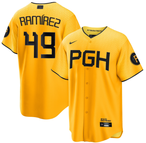 Yohan Ramírez Pittsburgh Pirates City Connect Jersey