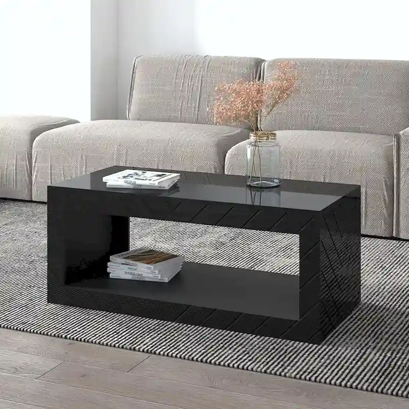 High Gloss Modern Coffee Table