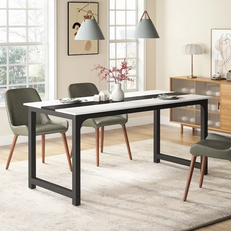 70.8 Large Computer Desk Conference Table with Thicken Frame
