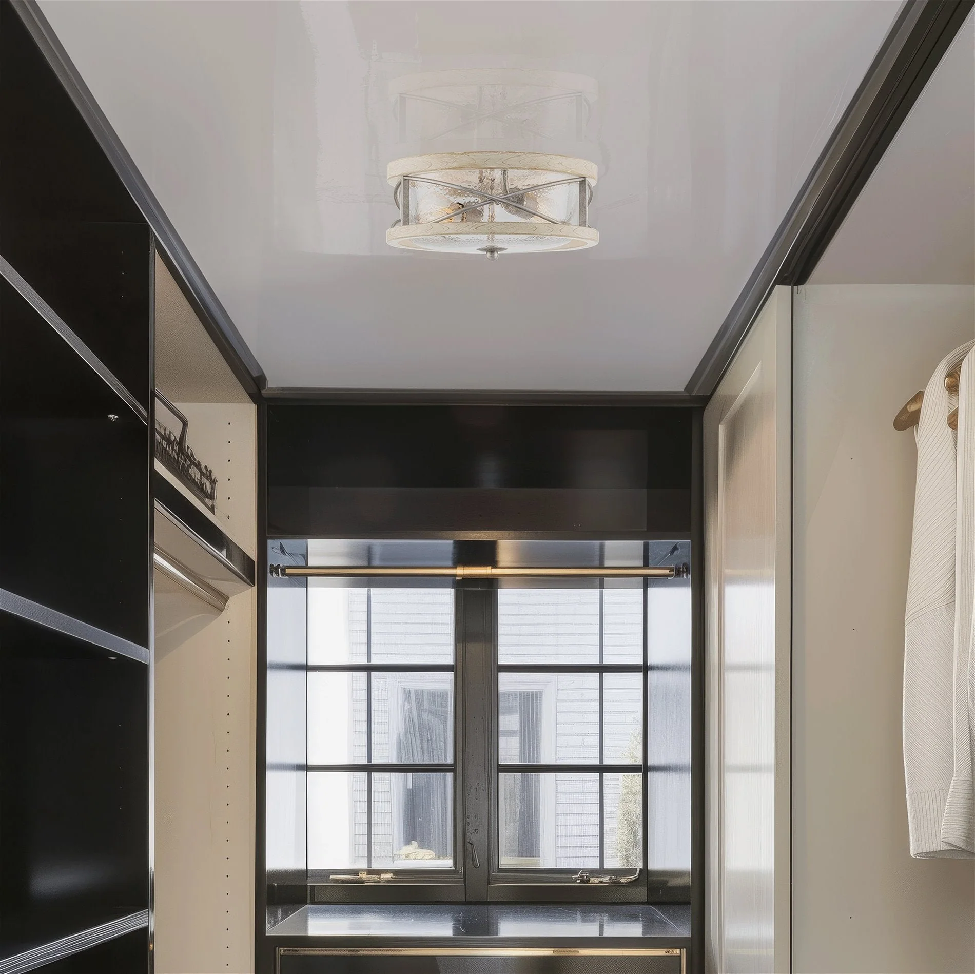 Blaylock 13 2-Light Modern Farmhouse Flush Mount Ceiling Light