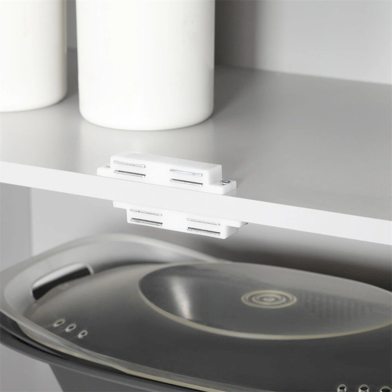 Freestanding Kitchen Pantry, 6-tier Shelving with 2 Adjustable Shelves