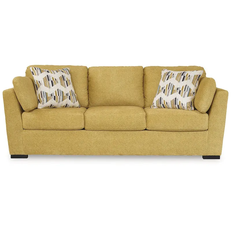 Signature Design by Ashley Keerwick Yellow Sofa - 94 W x 41 D x 39 H