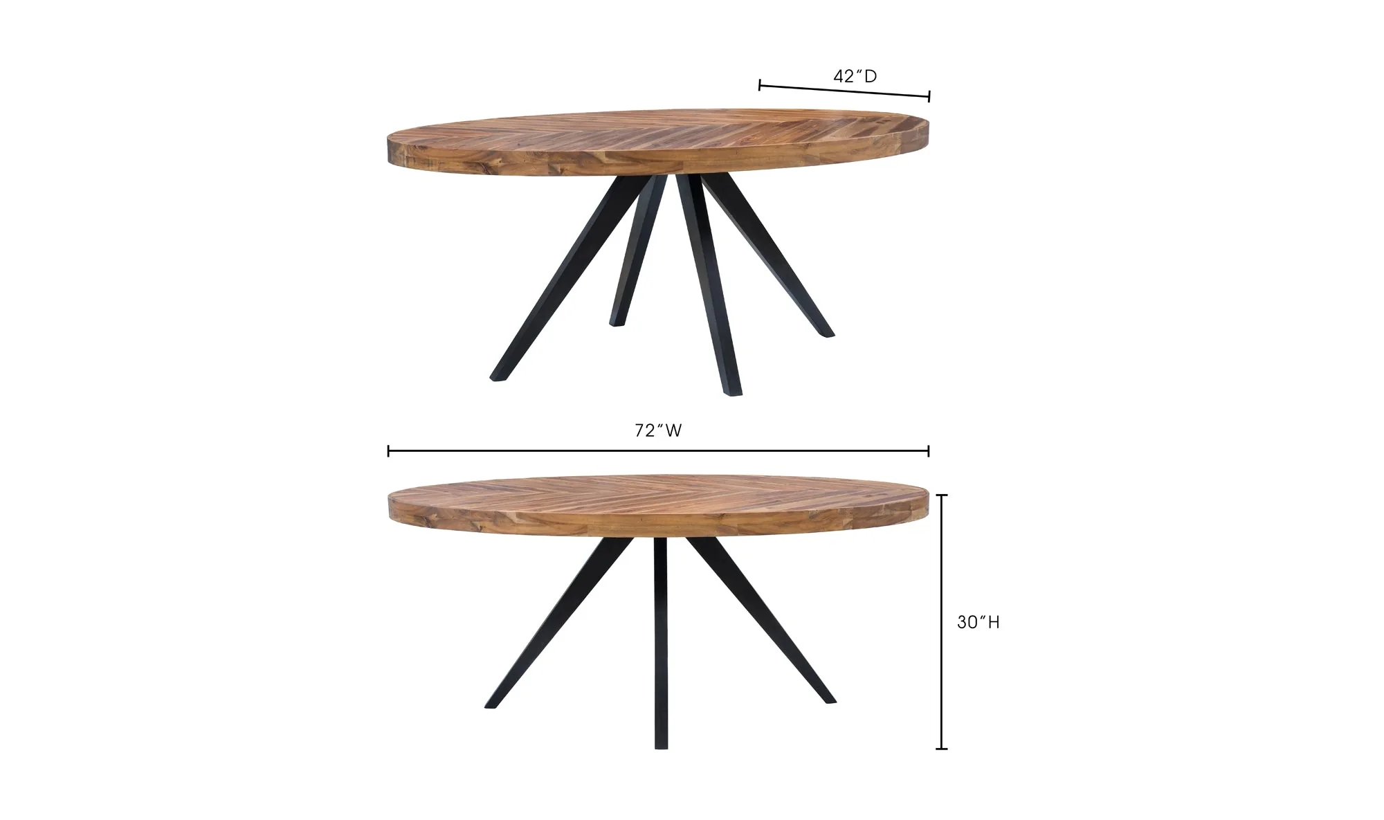PARQ OVAL DINING TABLE