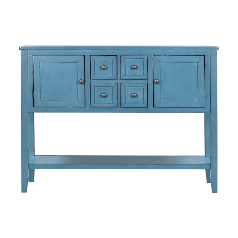 Modern Buffet Sideboard Console Table with Bottom Shelf