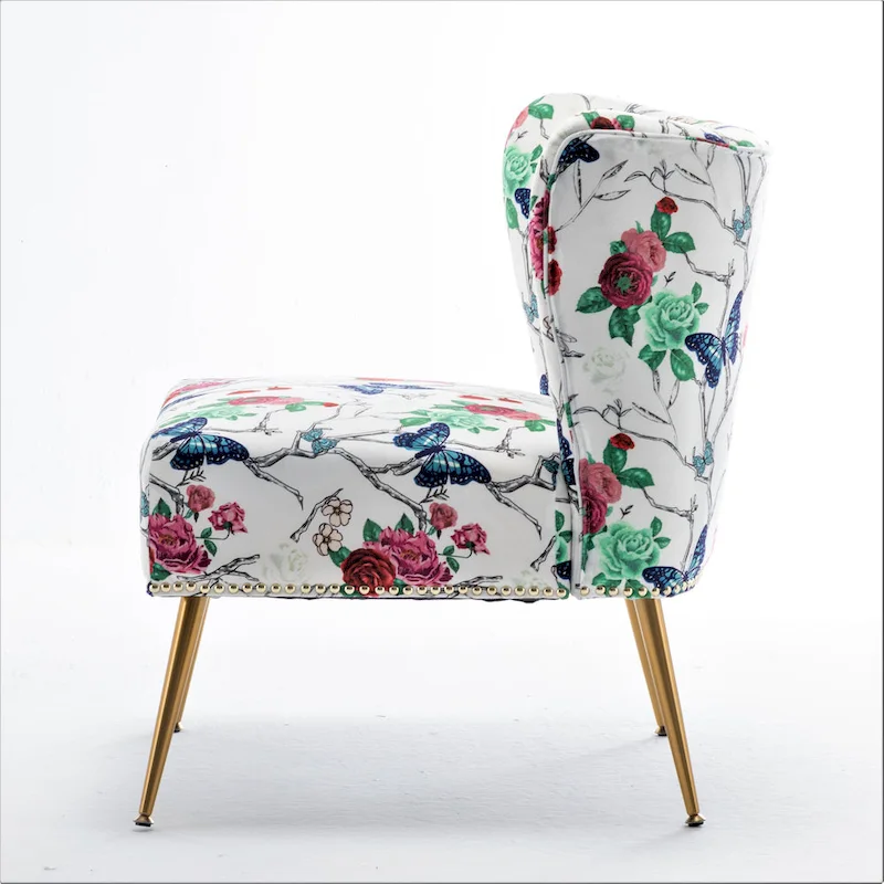 Friant 25W Microfiber Upholstered Slipper Chair