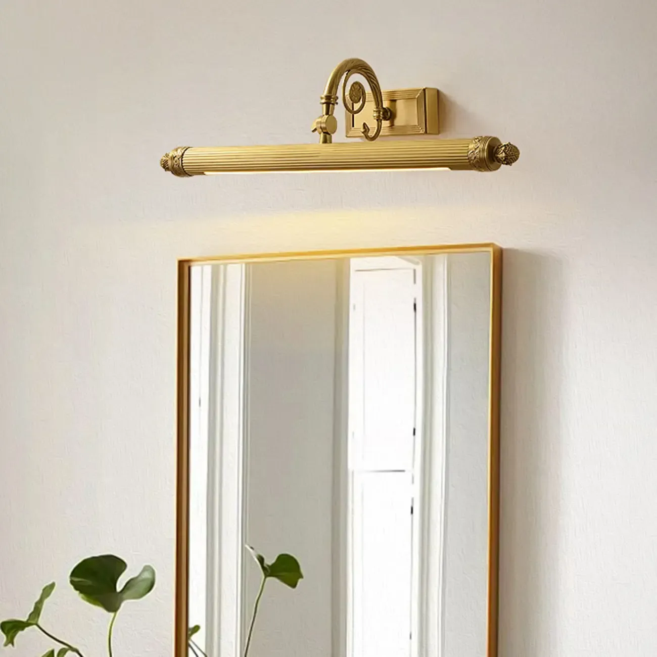 Bathroom Golden Down Tube Warm Glow LED Vanity Light
