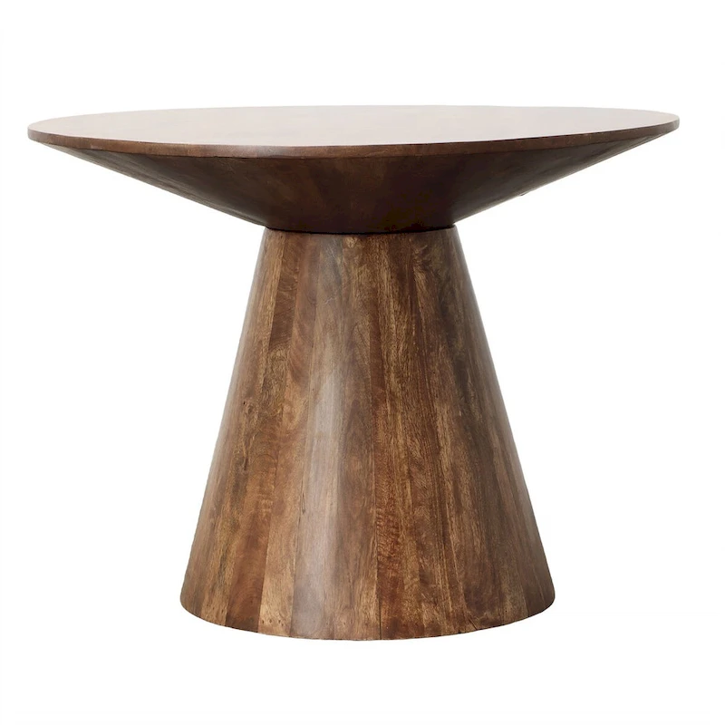 Chelsea 40 Wide Mango Wood Dining Table, Medium Brown