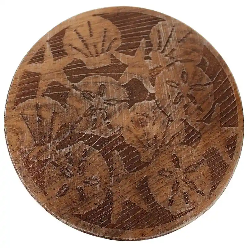 Small Coastal Round Drink Table