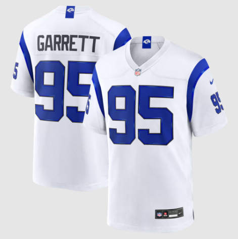Los Angeles Rams Myles Garrett Fearsome White Game Jersey