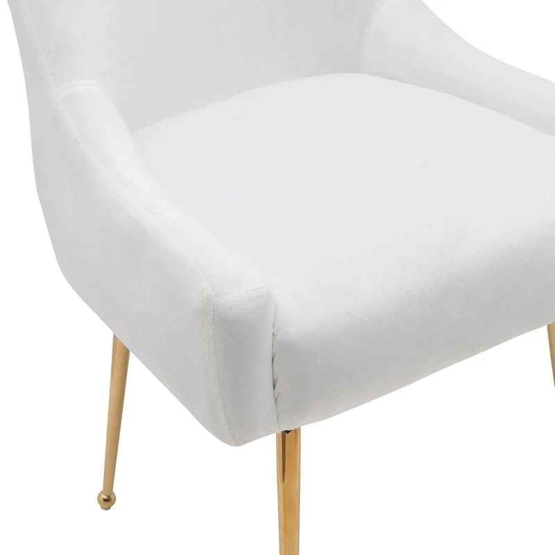 Tufted Velvet Upholstered Dining Chair Set of 2