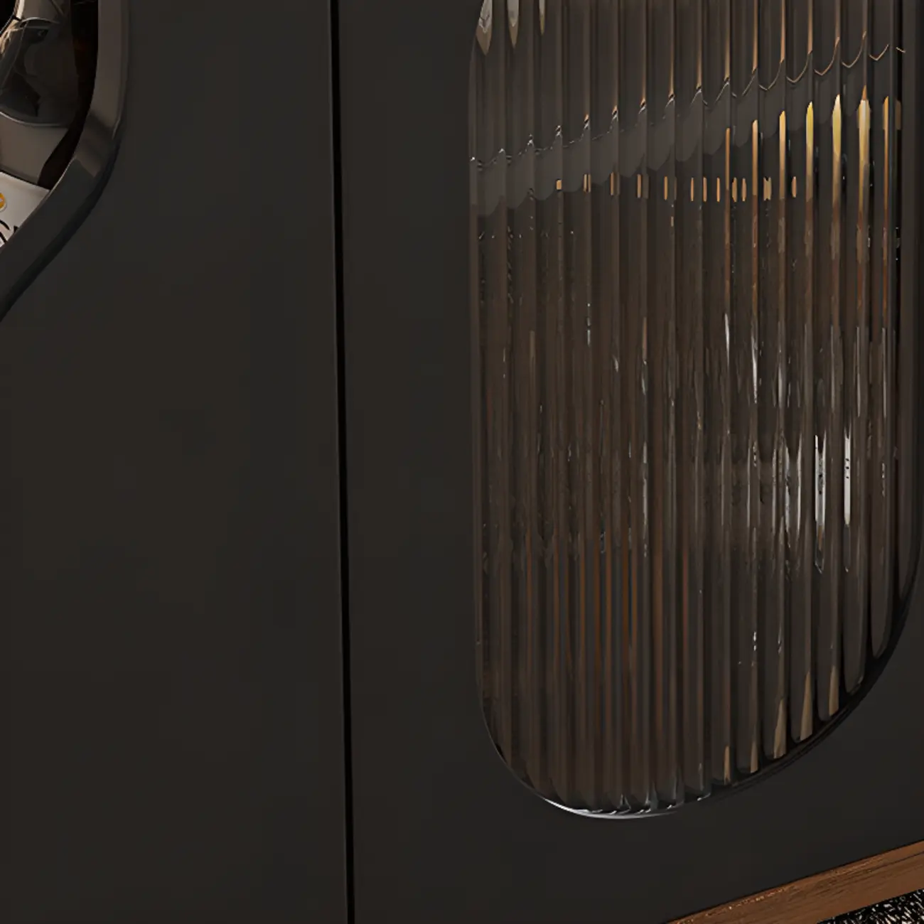 Multi-levelled Fold Away Chairside Table with Roller Wheels