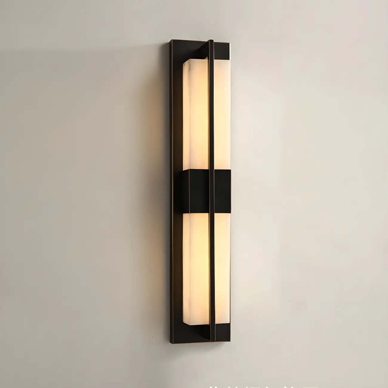 Modern Stone Up Down LED Wall Sconce for Bedroom