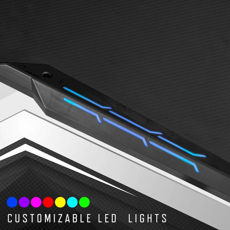 Hendrix Modern Black 67-inch Steel Computer Desk with USB by Furniture of America