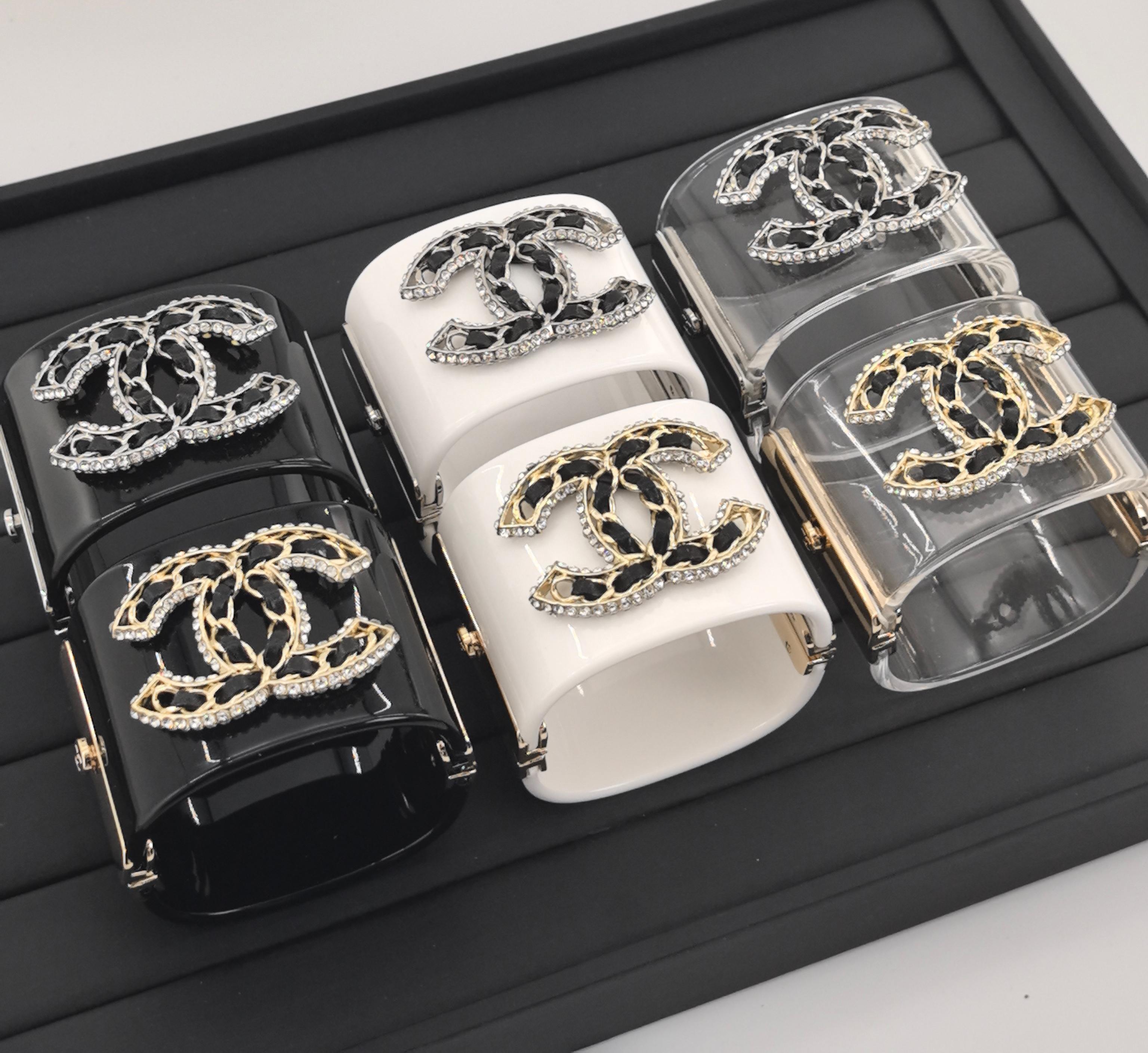 CCS083 CC acrylic cuff bracelet - ccjewelryacc