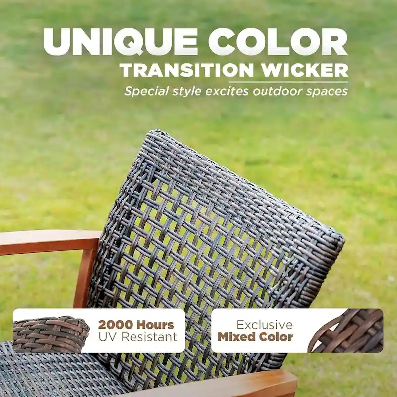 Liberte Capacity Acacia Outdoor Chairs Teak Finish Wood
