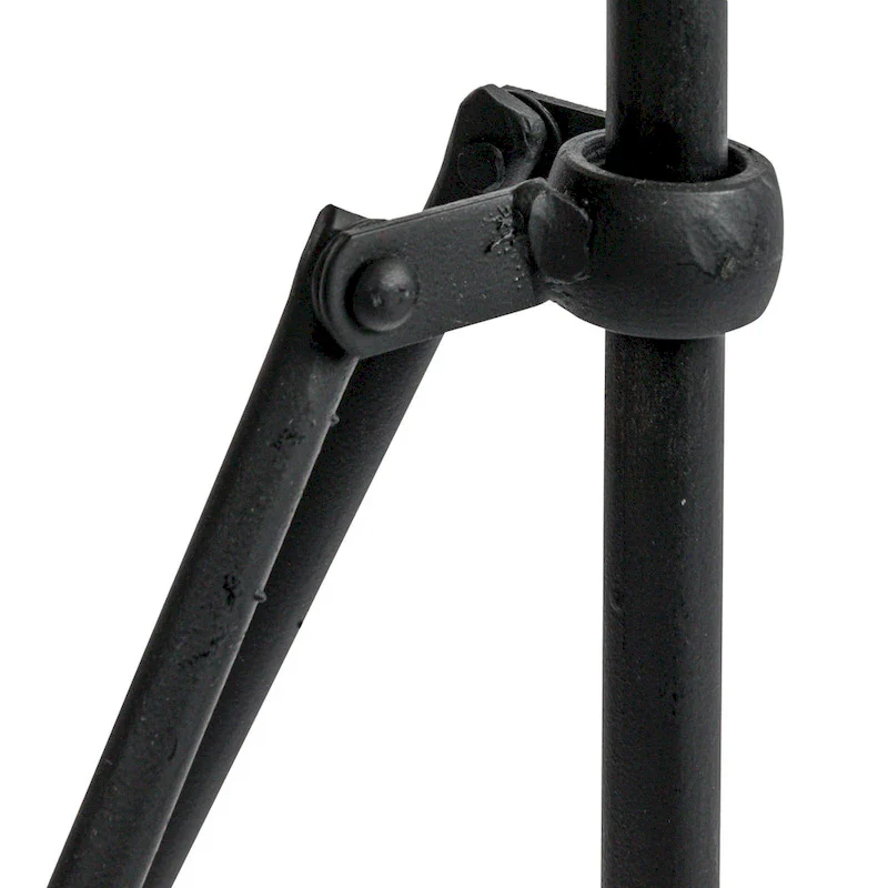 Round Metal Side Table with Claw Feet