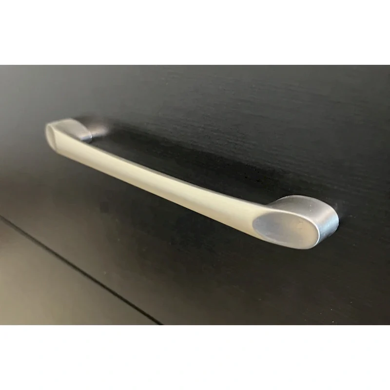5-Drawer Upright Dresser with Tool-Free Assembly – Brushed Nickel Handles