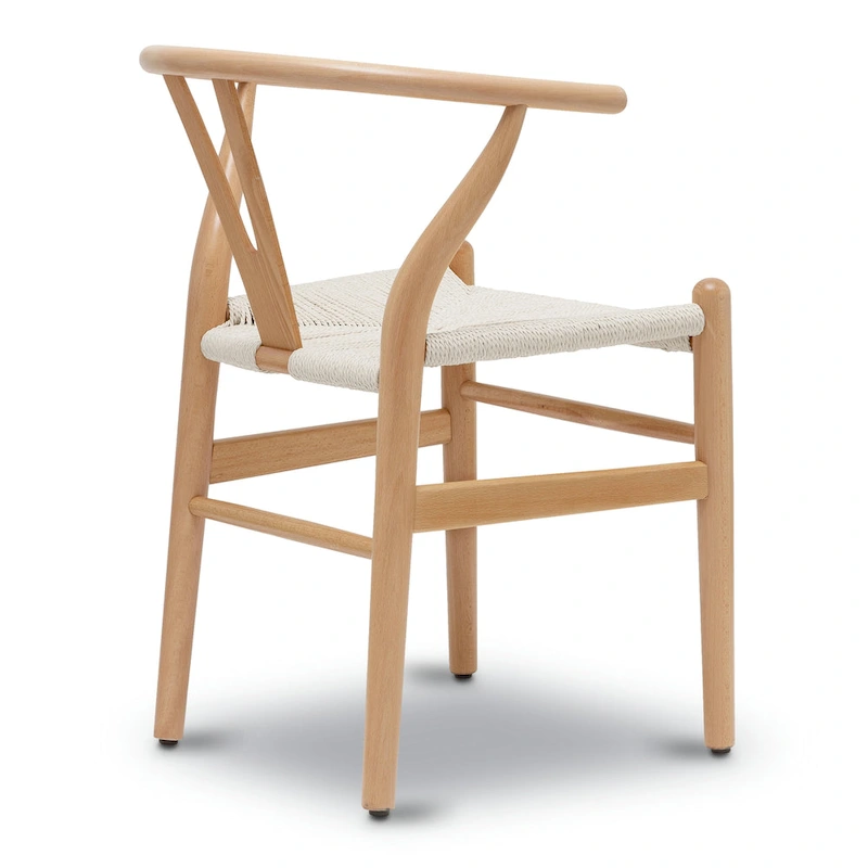 Poly & Bark Weave Chairs - Solid Wood Frame (Set of 2)