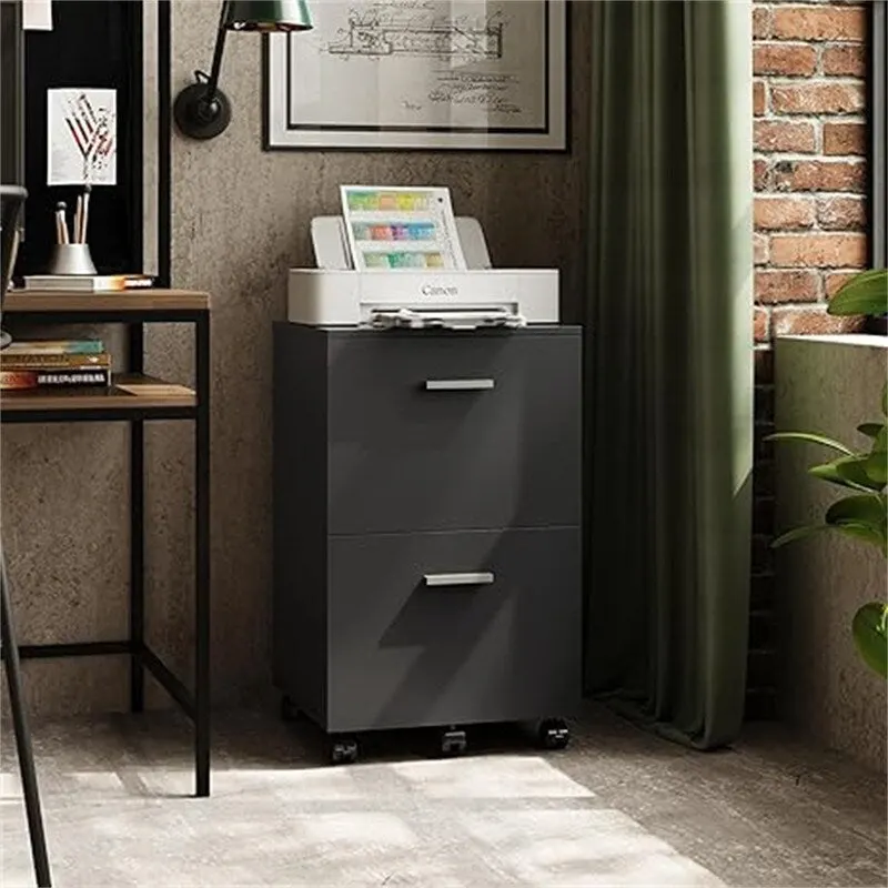 2 Drawer File Cabinet - 15.6D x 16.2W x 26.4H