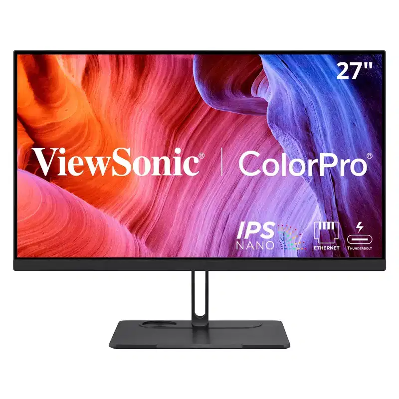 ViewSonic 27 4K UHD IPS Monitor w/ Pantone Validated, USB C, HDMI 2.1, and DP