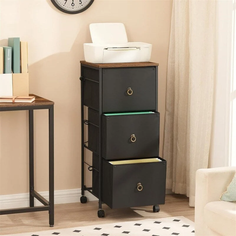 3-Drawer File Cabinet - 15.7D x 15.7W x 38.1H