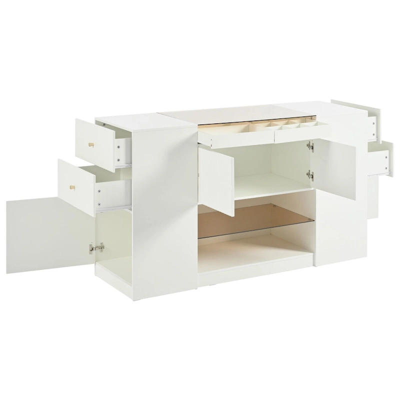 Modern Luxury Multi-Functional Island Vanity Dresser
