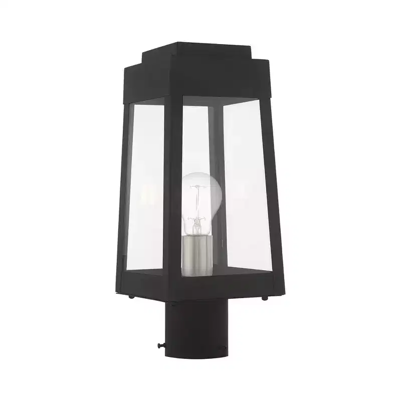 Livex Lighting Oslo 1 - Light Post Light in Black