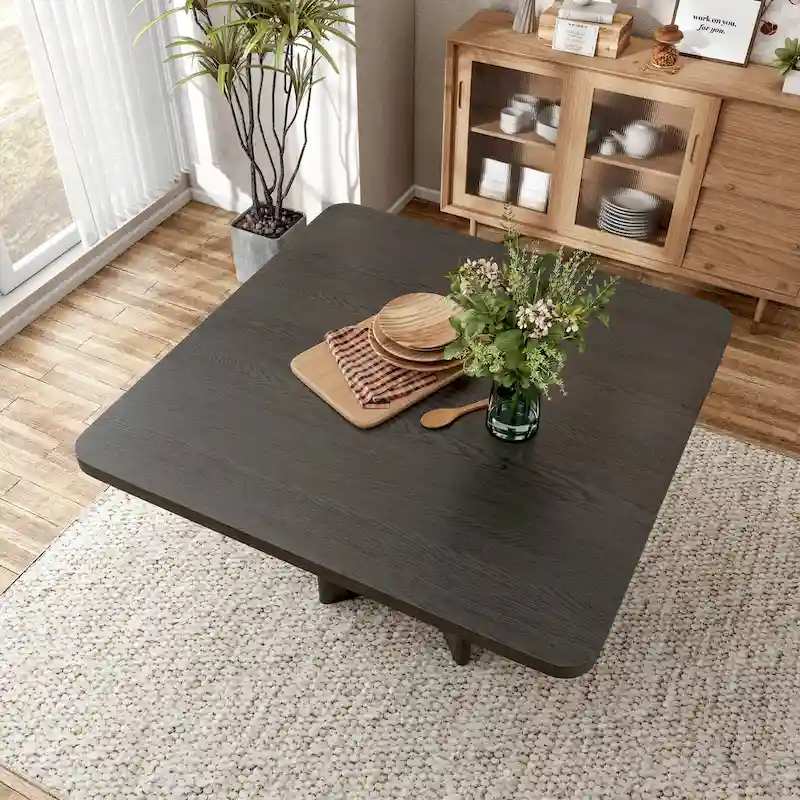 Furniture of America Piez Modern 54-inch Square Solid Wood Counter Height Dining Table