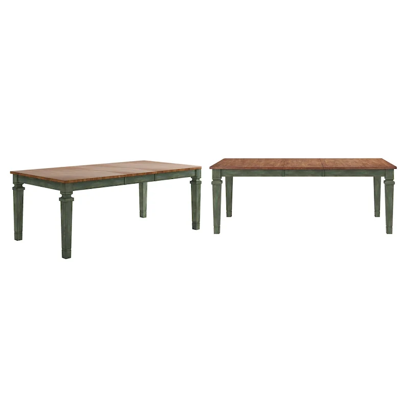 Vikos Solid Wood 64-82 Extendable Dining Table