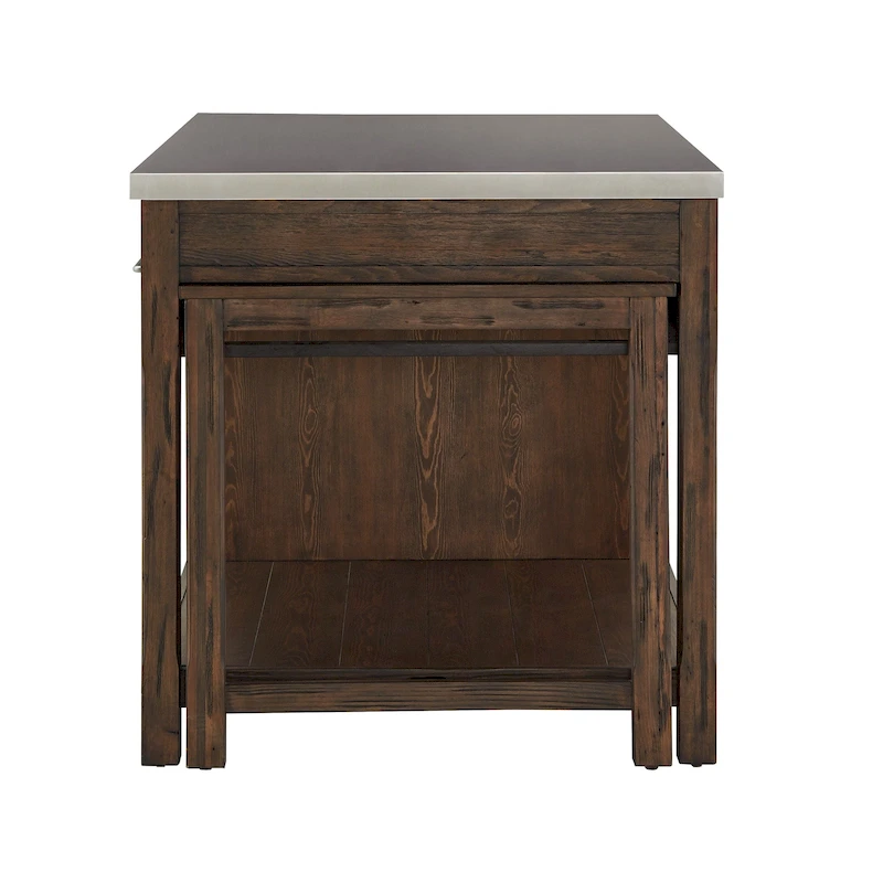 Tali Reclaimed Look Extendable Kitchen Island by iNSPIRE Q Classic